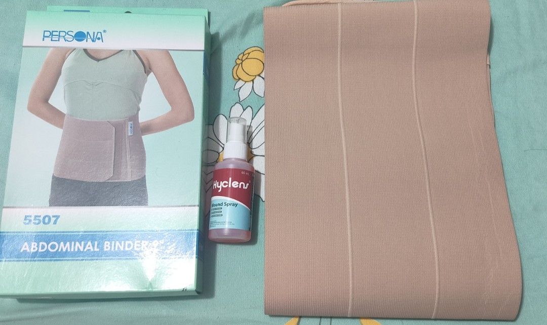 Abdominal Binder + Hyclens Wound spray for CS (Category: Medical Supplies & Tools) located in Calamba. Submitted by lovelyfranz (Listing ID 1399452172, Image 1). Description: .