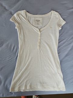 Abercrombie & Fitch 女裝 XS 白色 T 恤64235021102850110
