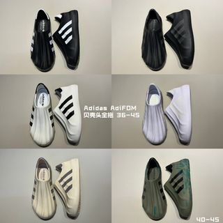 Adidas AdiFOM Superstar 貝殼頭 全拖鞋 半拖鞋 潮拖 36-4564236318901761110
