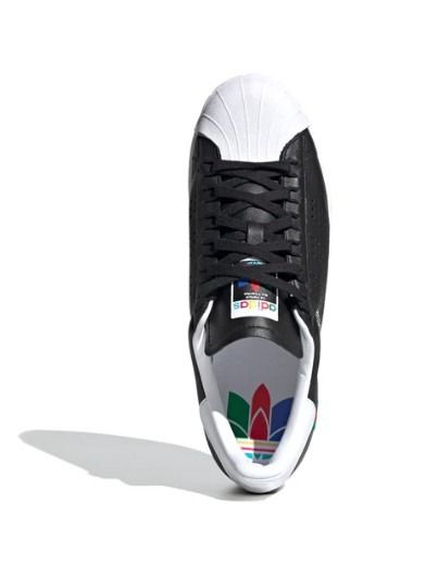 Adidas Superstar Colorful Trefoil - Core Black, Men's Fashion, Footwear ...