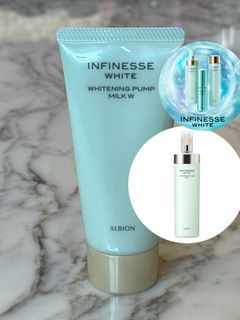 😍日本ALBION 60ML 賦活潤白緊緻滲透乳 WHITENING PUMP MILK lotion64235211097603110