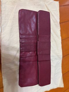 Allureville 紅色皮革手拿包64238734424449110