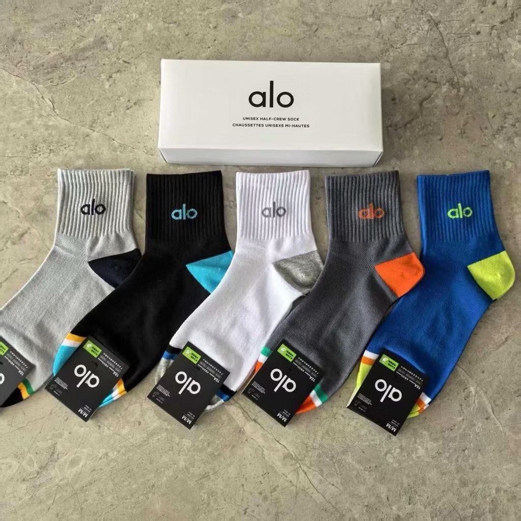 ALO SOCKS (Category: Socks) located in Mandaluyong City. Submitted by BeautyObsession_OnlinePH (Listing ID 1399499483, Image 2). Description: Pre order 499 / each (minimum 3 sets ) No box included .