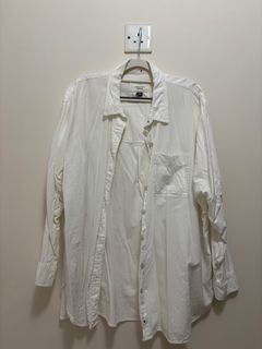 American Eagle 過大白色襯衫64241971432323110