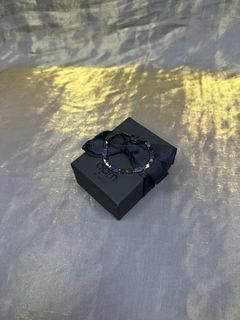 apm 海軍藍緊致深灰撞色個性幾何手鏈 情人節 生日禮物64239722222977110