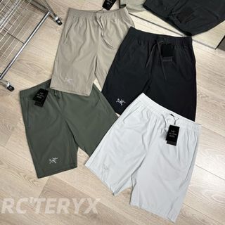 Arcteryx 25SS春季新款 四色刺繡戶外運動休閒情侶款短褲 Shorts Bottom Pants64237341566210110