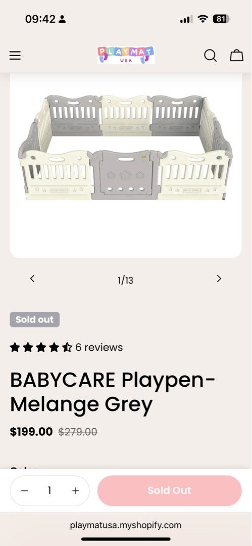 BABYCARE Playpen, Babies Kids, Baby Nursery Kids Furniture