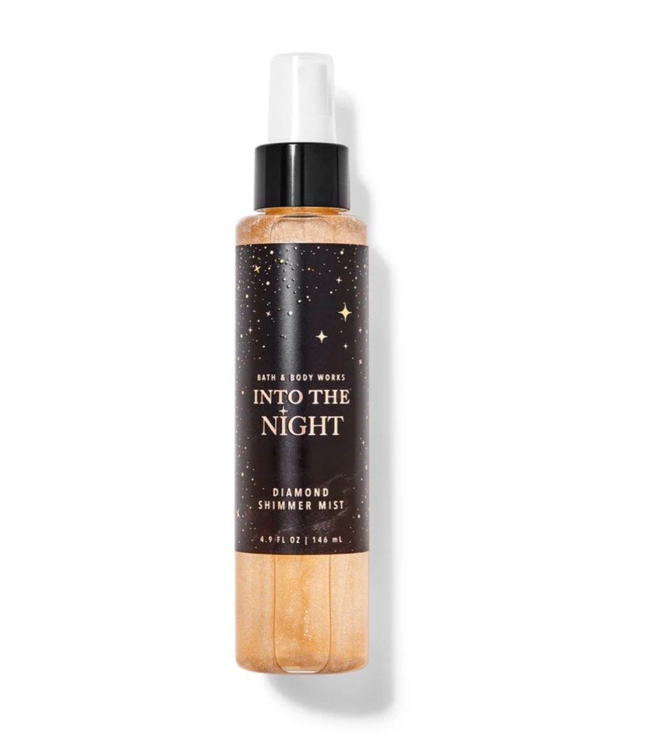 B&BW Into the Night Diamond Shimmer Mist (Category: Fragrance & Deodorants) located in Valenzuela. Submitted by simplyolive85 (Listing ID 1399560511, Image 2). Description: Bath & Body Work Into the Night Diamond shimmer mist Original from USA What it smells like: a timeless, feminine, alluring night on the town. What it does: kisses skin with irresistible fragrance and gorgeous sparkle. .