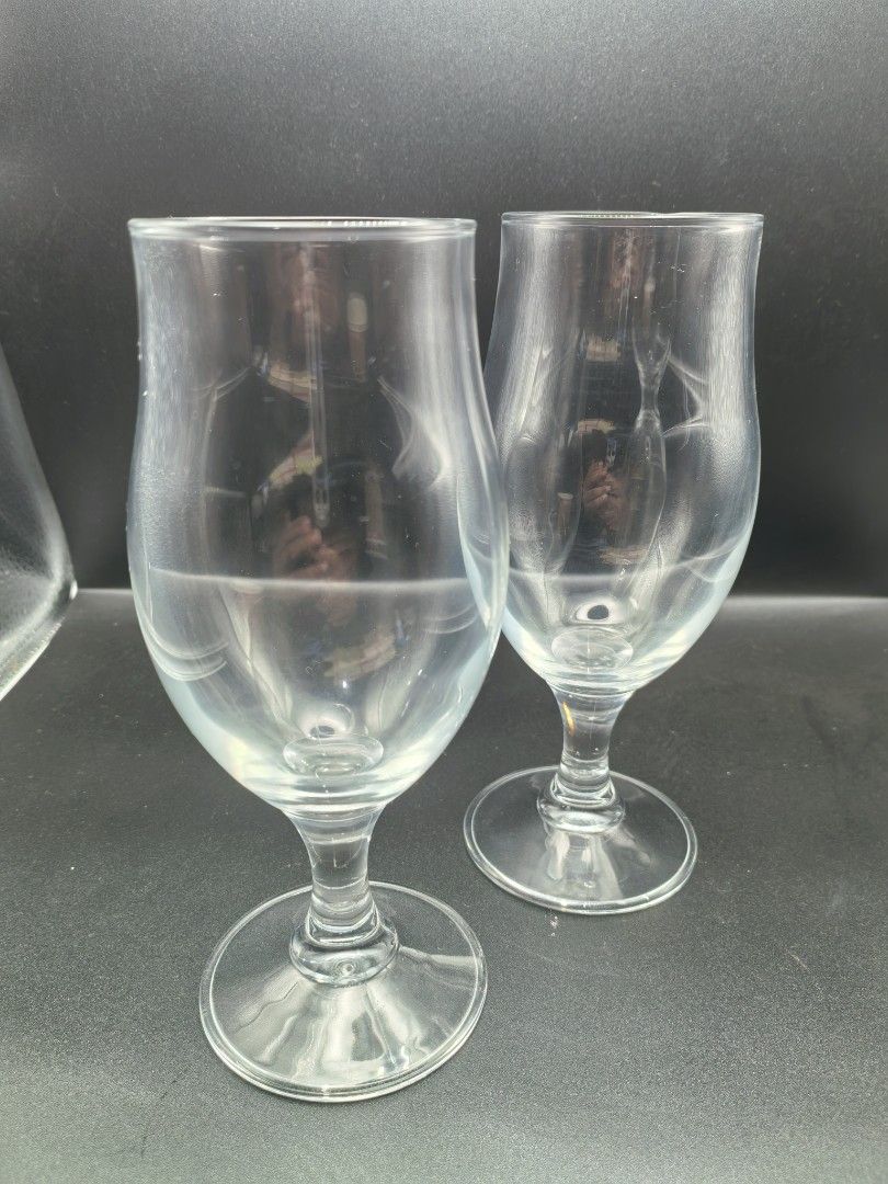 Beer Glass - Tulip Shape - Pair (Category: Other Kitchenware & Tableware) located in Cebu City. Submitted by dudes_villanueva (Listing ID 1399460990, Image 3). Description: Beer Glass - Tulip Shape - Pair 📌In excellent condition Top Diameter: 2.5 in Height: 7.25 in.
