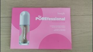 Benefit Cosmetics POREfessional Foundation & Pore Primer Trial Kit64235808325123110