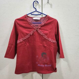 Betty Boop_紅色中袖T恤 (貝蒂娃娃/正版授權)64245519723009110