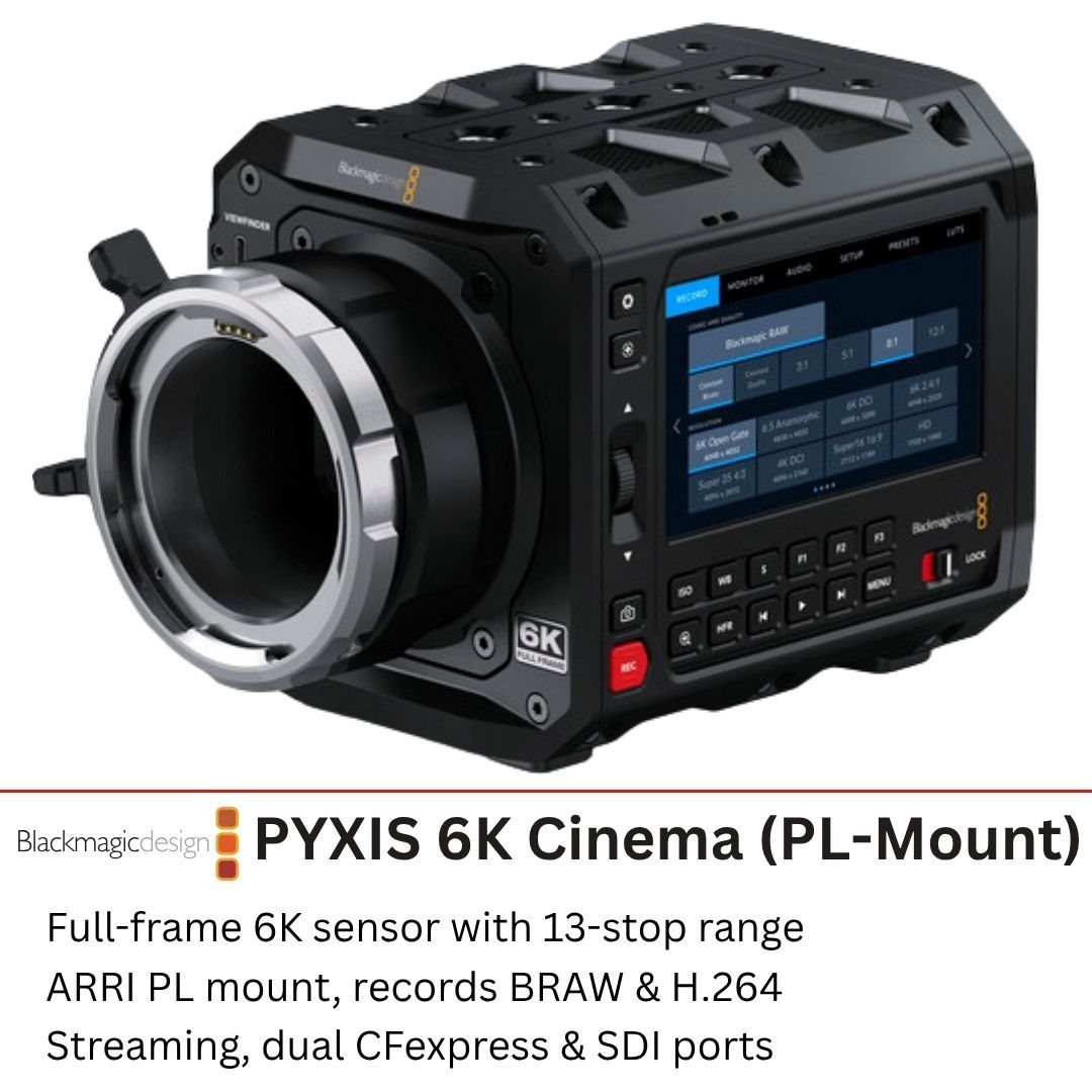 Blackmagic Design PYXIS 6K Cinema Box Camera | Leica L , Canon EF ...