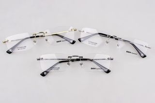 💎Trusted Seller💎BMW Pure Titanium Eyeglass Frame Men's Rimless64240750265089110