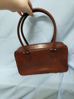 棕色皮革手袋校園風jk百搭復古款手袋64242491092097110