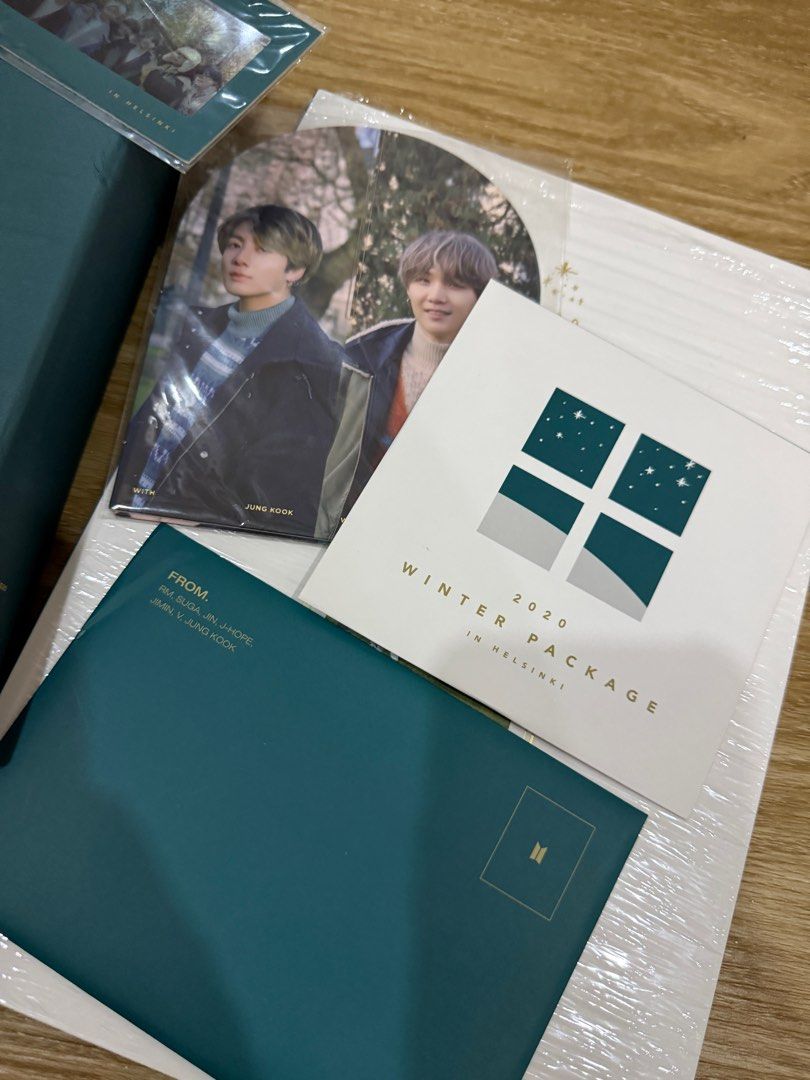 BTS 2020 Winter Package in Helsinki (Category: CDs & DVDs) located in Cainta. Submitted by ac.decluttering (Listing ID 1399496505, Image 3). Description: - complete inclusions - rm guide book / diary - unsealed but almost everything hasn’t been individually opened - good condition - negotiable - rfs: need space and funds.