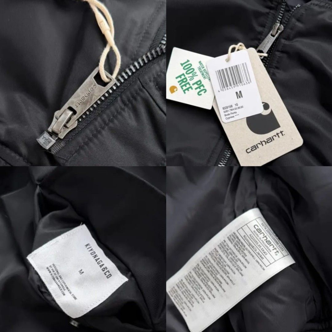 Carhartt Wip X Kiyonaga&Co 日綫重磅聯名加厚MA1 外套夾克棉服 （分類：外套及戶外衣服）位於 Hong Kong。 由 funsselling 提交（商品編號 1399466547，圖片 10）。簡介： 面料採用高強度尼龍 有質感防潑水 內里厚棉填充 保溫防寒 側面有標誌性金標刺繡 口袋拉鍊有特殊織帶 背後有黑色刺繡KIYONAGA 字母logo 尺碼: S-XL 男女同款。