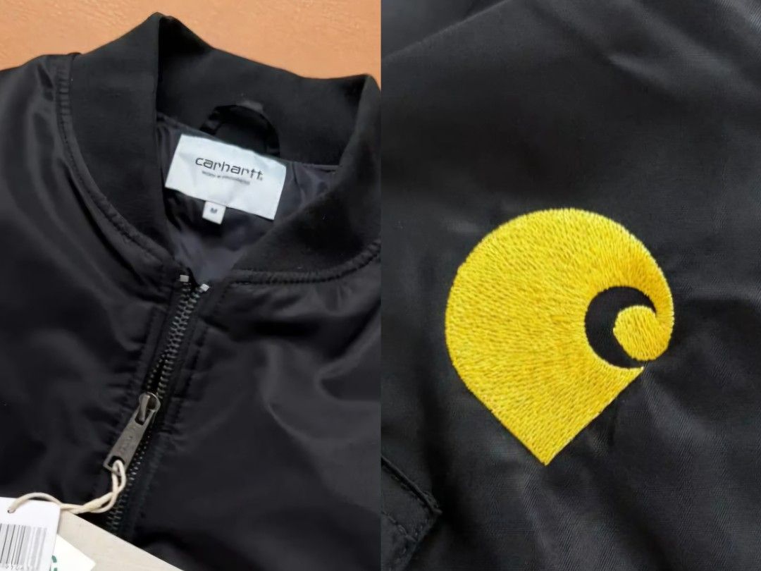Carhartt Wip X Kiyonaga&Co 日綫重磅聯名加厚MA1 外套夾克棉服 （分類：外套及戶外衣服）位於 Hong Kong。 由 funsselling 提交（商品編號 1399466547，圖片 8）。簡介： 面料採用高強度尼龍 有質感防潑水 內里厚棉填充 保溫防寒 側面有標誌性金標刺繡 口袋拉鍊有特殊織帶 背後有黑色刺繡KIYONAGA 字母logo 尺碼: S-XL 男女同款。