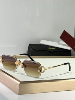 Cartier 金色太陽眼鏡64240918082818110