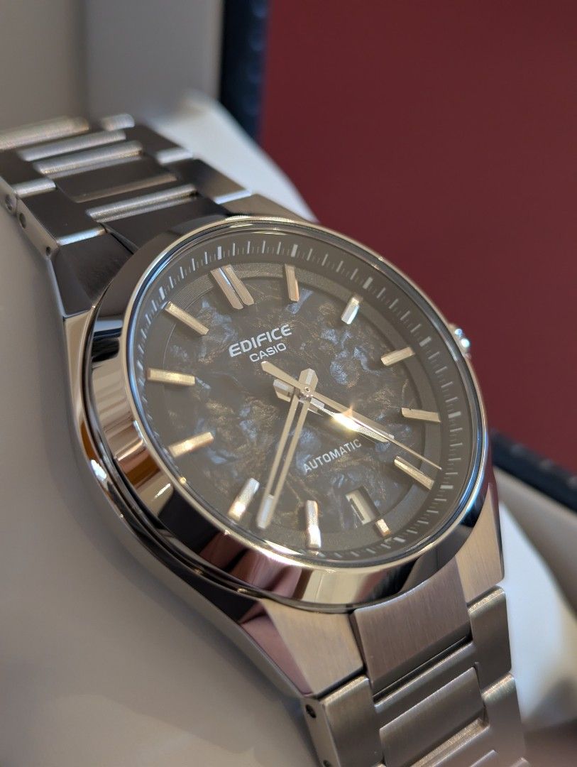 Casio Edifice Automatic 39mm (Brand New) (Category: Men's Watches) located in Cainta. Submitted by gelocarlos (Listing ID 1399451222, Image 1). Description: 🔆 Casio Edifice Automatic - Available in blue and black dials - Sapphire crystal - Water resistant to 10 bar - Includes original box, warranty card, and manuals - Automatic movement.