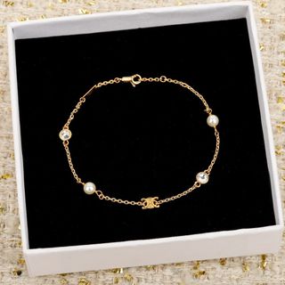 Celine 金色珍珠手鏈outlet64238735075073110