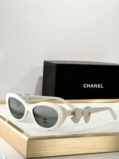 Chanel 蝴蝶結貓眼太陽眼鏡64238579150210110