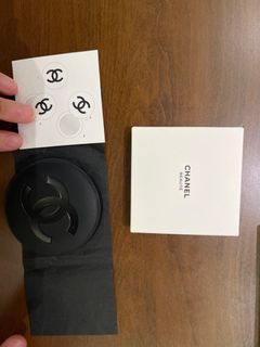 Chanel 黑色雙C Logo 化妝鏡64244271240322110