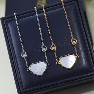 Chopard Happy Hearts 珍珠母貝項鍊喔outlet64238735140865110