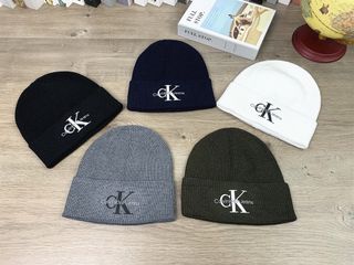 CK 經典款針織帽印花款毛線帽男女秋冬百搭冷帽64244470499970110