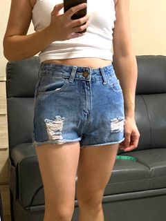 Cotton on high waist shorts高腰牛仔短褲64235515315331110