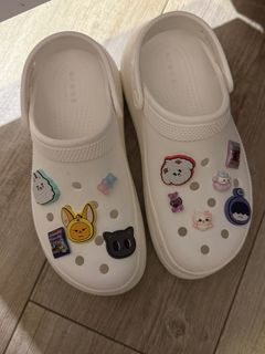 換Crocs 雲朵鞋同款黑色m5/w7碼64241447797506110