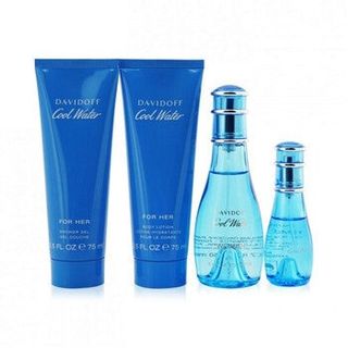 Davidoff Ladies Cool Water Gift Set [Niche Fragrance] [Most Comprehensive Online] [Pre-Order from Overseas]64238206125955110