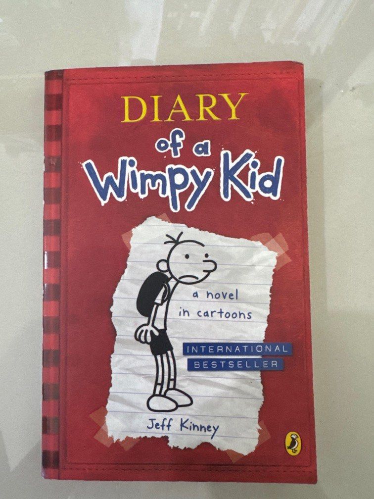 Diary Of A Wimpy Kid First Edition, Hobbies &amp; Toys, Books &amp; Magazines, Storybooks on Carousell