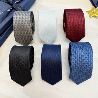 Dior男士字母印花領帶64233523821570110