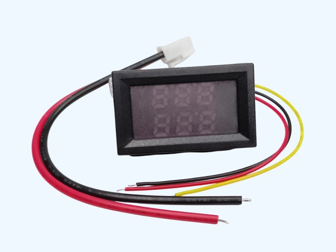 DIY DIGITAL VOLTMETER AMMETER DC 100V 10A DUAL LED DISPLAY PANEL, READY to USE (Category: Electrical, Adaptors & Sockets) located in Quezon City. Submitted by besteinpc (Listing ID 1399562844, Image 2). Description: DIY DIGITAL VOLTMETER AMMETER DC 100V 10A DUAL LED DISPLAY PANEL, READY to USE FEATURES: MATERIALS USE 👉a. 1pc Voltmeter Ammeter 👉b. 1pc Junction box 👉c. 1pc 2-pin switch 👉d. 2pcs DC Male plug BENEFITS: 👉Plug and Play, ready to u