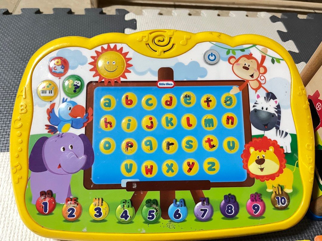 Educational Baby Toy (Category: Educational & Learning Toys) located in Antipolo. Submitted by pixieglowphl (Listing ID 1399593840, Image 3). Description: Educational Baby Toys Montesorri Toys Little Tikes Brand yung Tab.