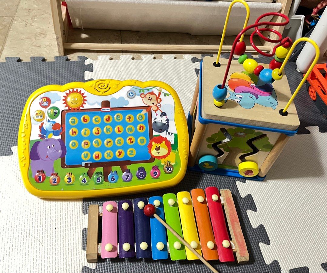 Educational Baby Toy (Category: Educational & Learning Toys) located in Antipolo. Submitted by pixieglowphl (Listing ID 1399593840, Image 2). Description: Educational Baby Toys Montesorri Toys Little Tikes Brand yung Tab.