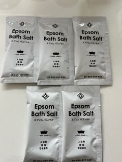 Epsom Bath Salt 入浴鹽 5包made in japan(swap/ exchange/ 以物易物/ 交換）64235362129155110