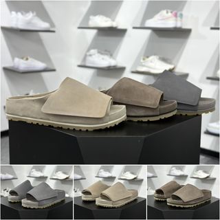 FEAR OF GOD x Birkenstock Collaboration X1 SS FOG New Magic Strap Slippers Here FOG x Birkenstock Divine Collaboration, First Time Launching This Season's Comfortable Slippers Sandals Sneakers Running Shoes Athletic Shoes Jogging Shoes Dress Shoes Hole Shoes Summer Slippers Sports Dad Shoe64241614340865110