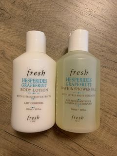 fresh hesperides grapefruit body lotion+ shower gel 西柚果香身體乳+沐浴露 300 ml64235808096769110