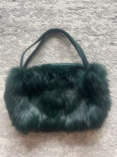 綠色毛絨手袋64235515811202110