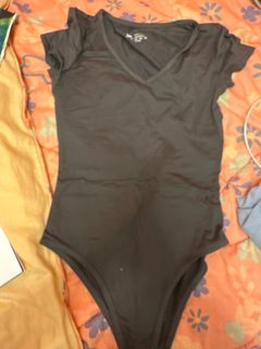 灰色V領連體衣 XS64240750633217110