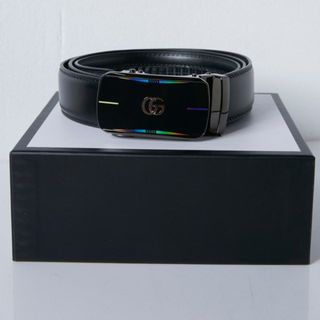 💎品質保障💎Gucci 古馳鏡面自動扣皮帶64236713938434110