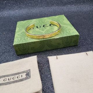 GUCCI Double G Logo Simple and Versatile Gold Unisex64239724208897110