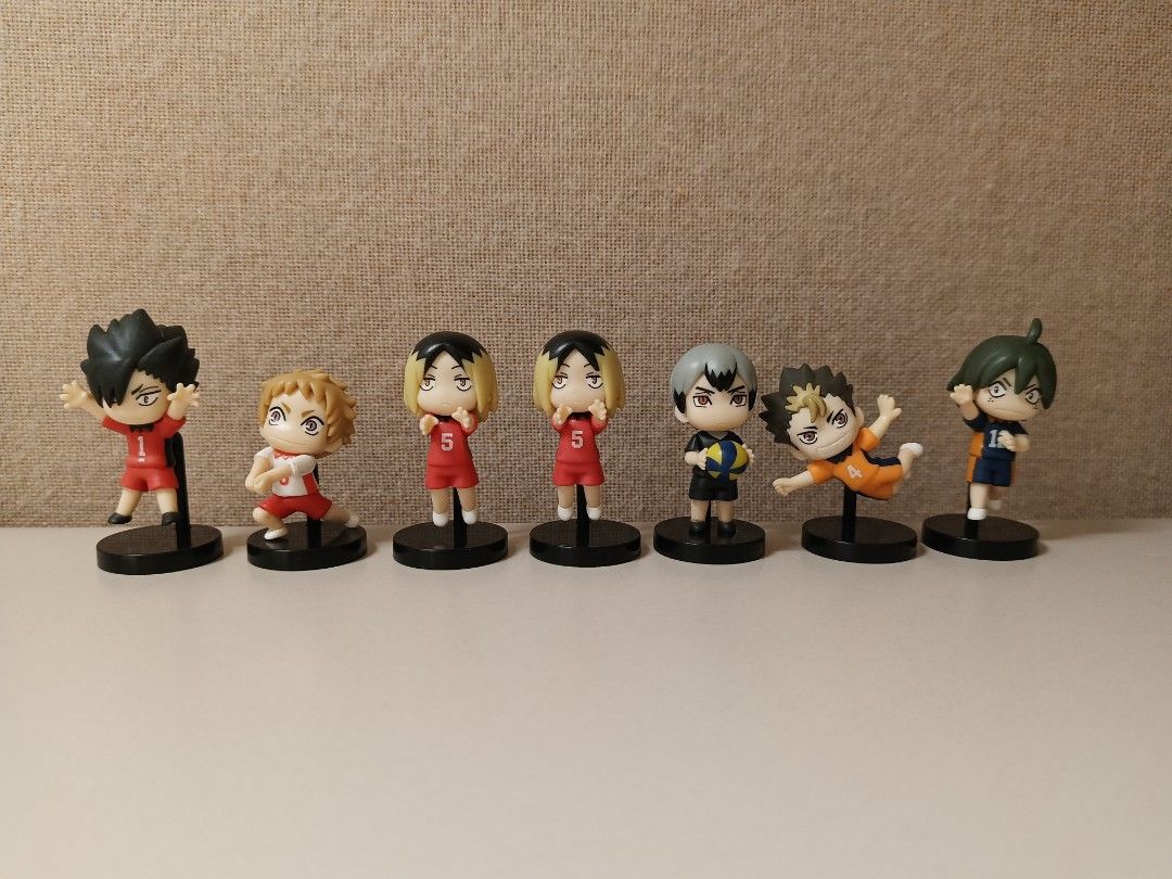 Haikyu!! Furuta Choco Egg Figures (Category: Designer & Blind Box Toys) located in Manila. Submitted by lionnard (Listing ID 1399493654, Image 1). Description: 🏐 Haikyu!! Furuta Choco Egg Figures 📦 Can be sold individually or as a set (P140 per piece, P900 as set) 📦 All items are authentic and from Japan 📦 Will be shipped with carton box and bubble wrap for protection.