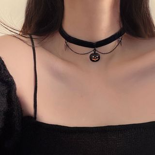 （包郵）Halloween 南瓜Choker64242679288835110