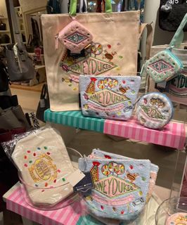 Harry Potter 掛包 蜂蜜公爵 刺繡 環保袋 單肩包 化妝袋 收納 帆布袋 掛袋 衛斯理兄弟  糖果罐 聖誕派對 哈利波特 霍格華茲魔法學校64242127461891110