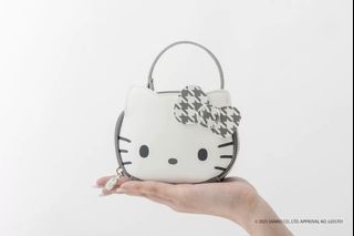 Hello Kitty x Brimly 千鳥格小廢包 掛袋包 mini handbag 散紙包64234489875202110