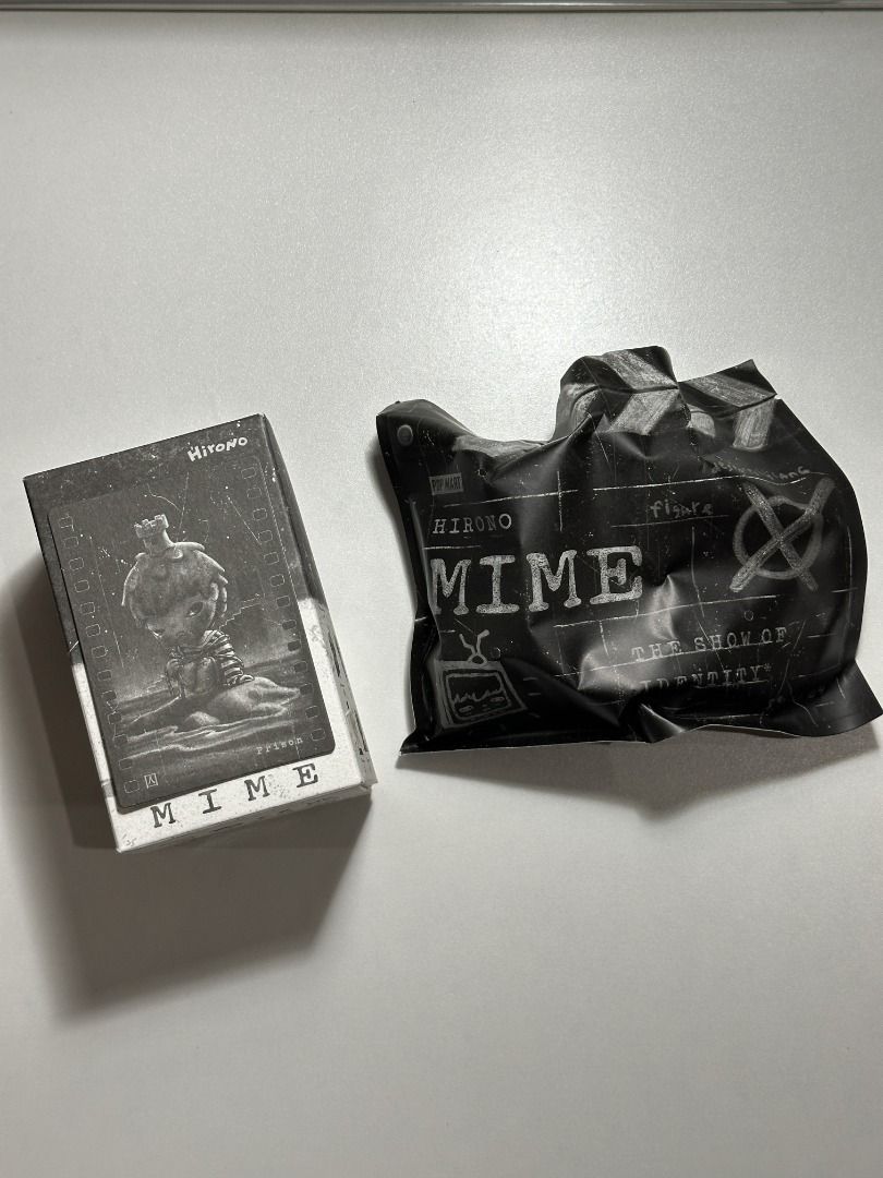 Hirono Mime Prison (Category: Designer & Blind Box Toys) located in Taguig. Submitted by declutterwithwella (Listing ID 1399568373, Image 1). Description: with box, foil and card sealed foil, box was opened from the bottom Location: Taguig, Metro Manila MOP: GCash MOD: J&T, GGX, Same-day delivery or meetup around BGC.