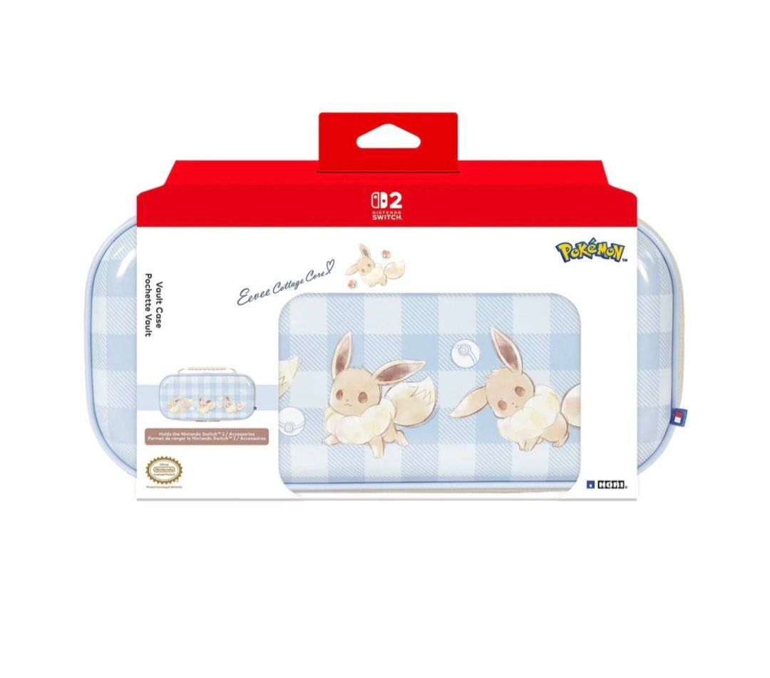 Hori Vault Case for Nintendo Switch 2 (Eevee Cottage Core) (Category: Cases & Covers) located in Quezon City. Submitted by clostitchotaku100 (Listing ID 1399460496, Image 1). Description: .