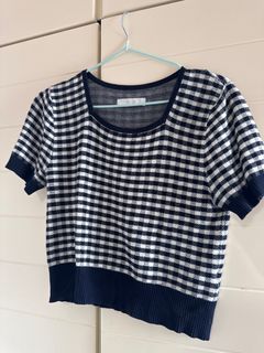 Intique格紋短袖上衣64236714432897110